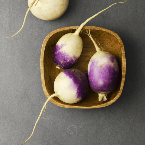 American Purple Top Rutabaga – 200 Seeds, top view