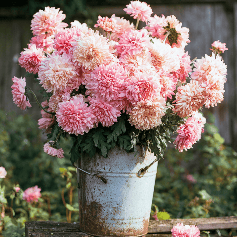 Load image into Gallery viewer, Apricot Paeony Duchess Aster – 50 Seeds
