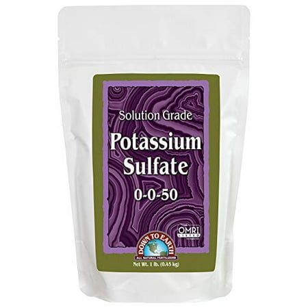 Down To Earth Solution Grade Potassium Sulfate bag, 1 pound