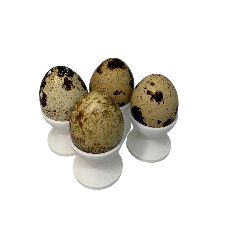 Load image into Gallery viewer, Mini Egg Cup Set, Quail Egg Holders, Set of 4
