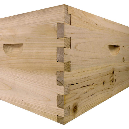 NuBee 8-Frame Beehive Kit – Unassembled (1 Deep + 1 Medium Box) with Frames & Wax-Coated Foundations | Lightweight Langstroth Hive