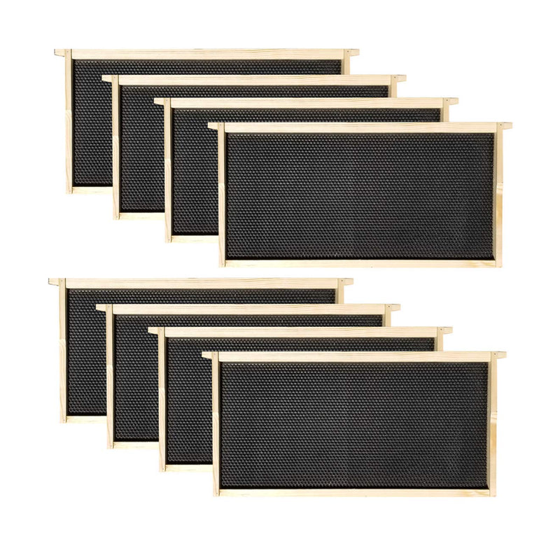 Load image into Gallery viewer, 8 Frame Deep Brood Box – Unassembled w/ Frames &amp; Foundations – Made in USA
