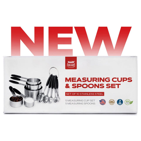Measuring cups and spoons, packaging detail