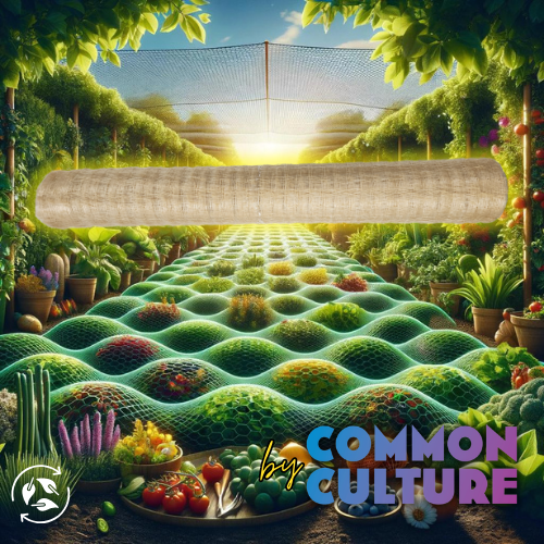 Load image into Gallery viewer, Common Culture Bio Trellis Netting Bulk Roll 4 ft x 3,280 ft w/ 6in Squares
