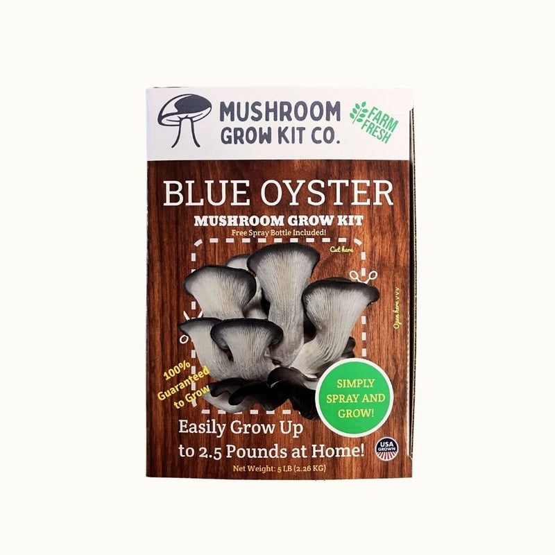 Load image into Gallery viewer, Blue Oyster Mushroom Growing Kit - 5 LBS Spray and Grow
