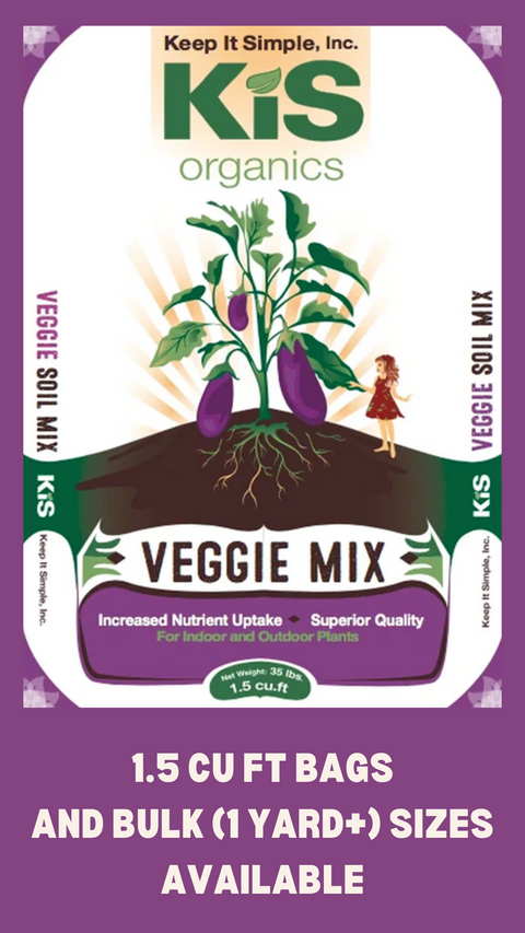 KIS Organics Veggie Soil Mix — KiS Organics living soil mix.