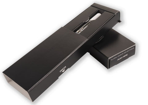 Child-resistant vape cartridge packaging, 16 CFR 1700 compliant