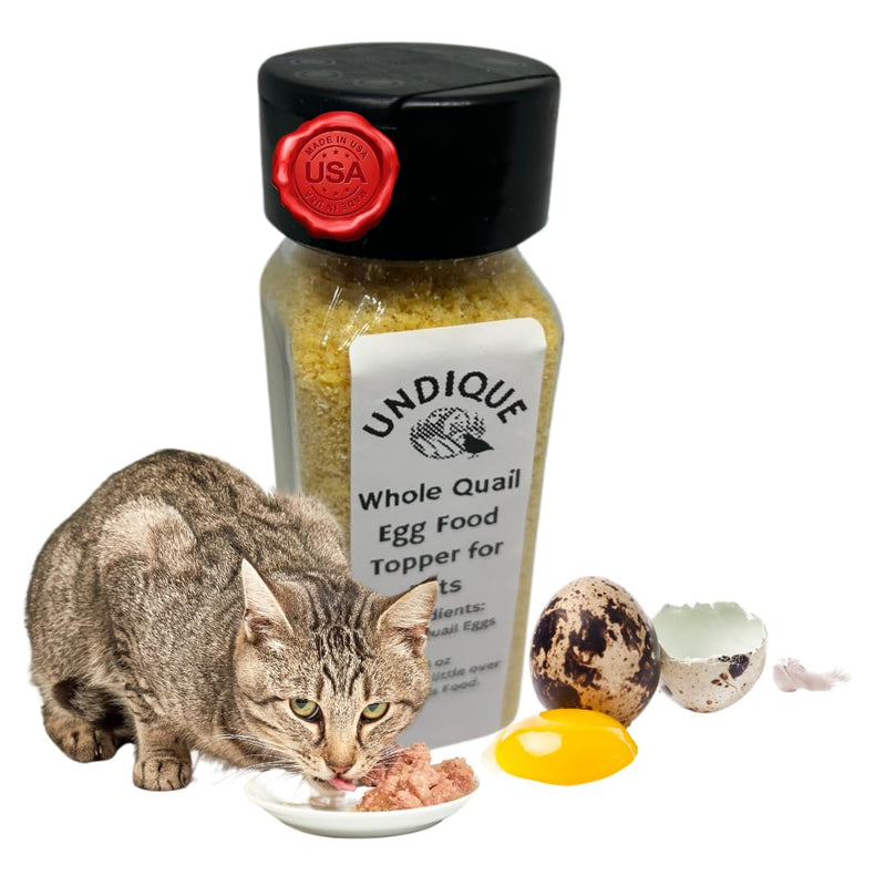 Load image into Gallery viewer, Quailicious Boost - Made in USA High-Protein Quail Egg Cat Food Topper, Freeze-Dried for Cat Digestive Health - Nutrient-Rich, Grain-Free Digestive Support for Cats, Ideal for Picky Eaters
