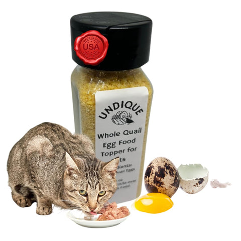 Quailicious Boost cat food topper, packaging