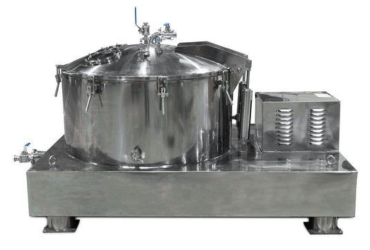 Certified 280L Jacketed Stainless Steel Centrifuge with Explosion Proof Motor and Siemens Controller - 85LB Max Capacity