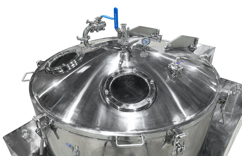 Load image into Gallery viewer, Certified 280L Jacketed Stainless Steel Centrifuge with Explosion Proof Motor and Siemens Controller - 85LB Max Capacity

