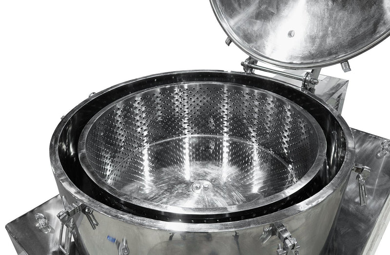 Load image into Gallery viewer, Certified 280L Jacketed Stainless Steel Centrifuge with Explosion Proof Motor and Siemens Controller - 85LB Max Capacity

