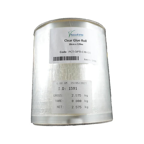 Common Culture Clear Film Glue Roll (Root Aphids) - 18cm x 120m (European Horticulture Standard)