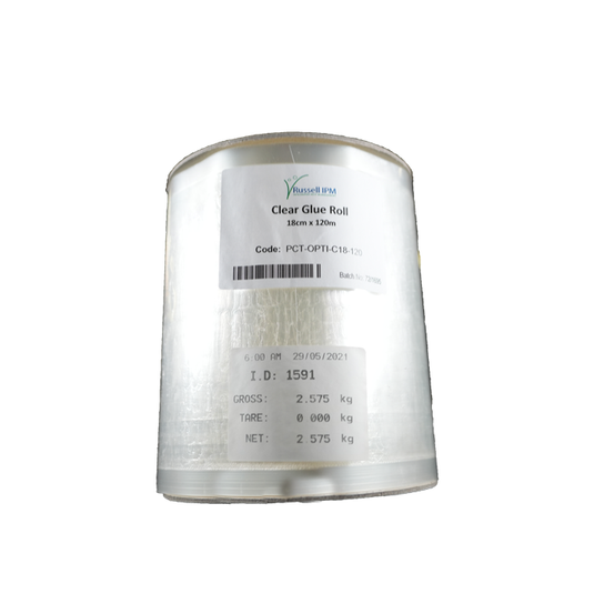 Common Culture Clear Film Glue Roll (Root Aphids) - 18cm x 120m (European Horticulture Standard)