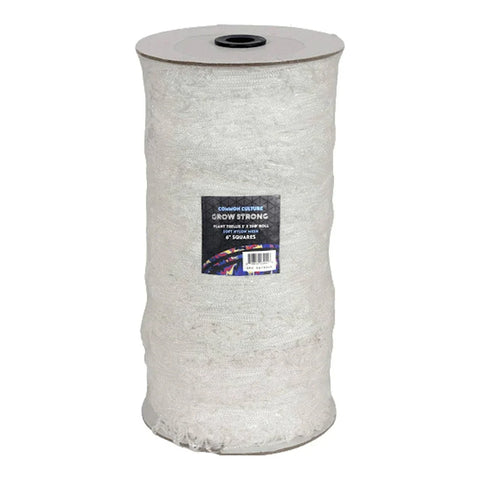 Common Culture Soft Mesh Nylon Trellis Netting Bulk Roll 5 ft x 350 ft w/ 6 in Squares + Trojan 2 Inch Straight Scissors
