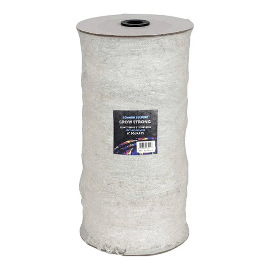 Common Culture Soft Mesh Nylon Trellis Netting Bulk Roll 5 ft x 350 ft w/ 6 in Squares + Trojan 2 Inch Straight Scissors