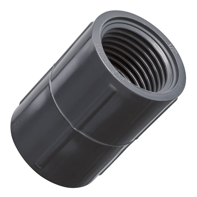Load image into Gallery viewer, 1/2" FPT PVC Coupling | 38413
