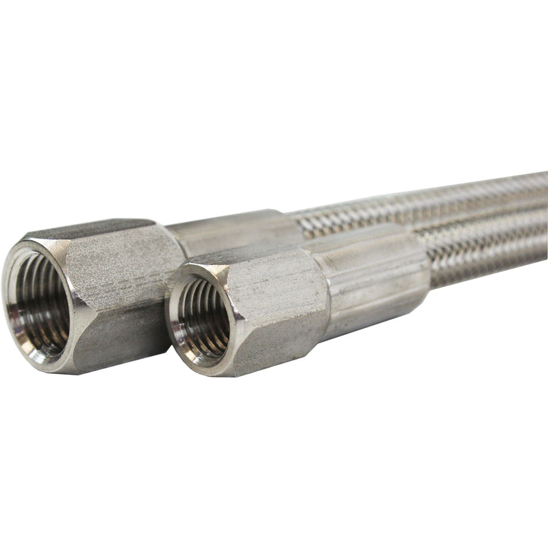Load image into Gallery viewer, 3/8" 37 Degree Female JIC Braided Stainless Steel Hose
