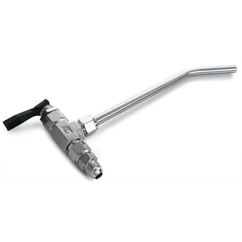 Extractor dispensing wand with toggle valve