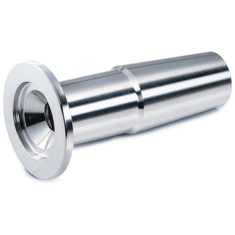Stainless steel KF-25 by glass jointed adapter