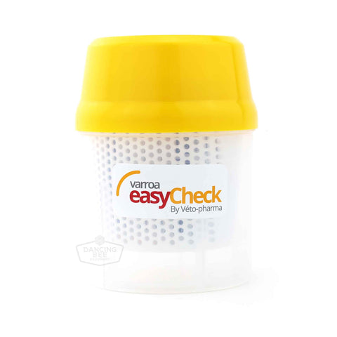 Varroa EasyCheck reusable alcohol wash mite shaker for honey bee colony monitoring.