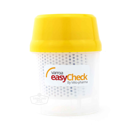 Varroa EasyCheck reusable alcohol wash mite shaker for honey bee colony monitoring.