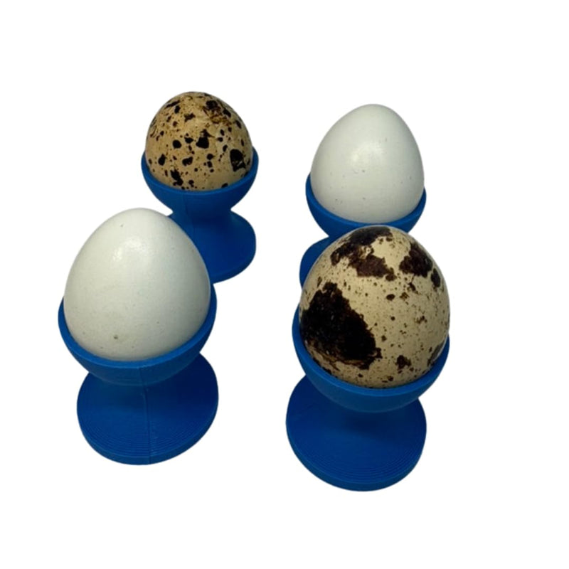 Load image into Gallery viewer, Mini Egg Cup Set, Quail Egg Holders, Set of 4
