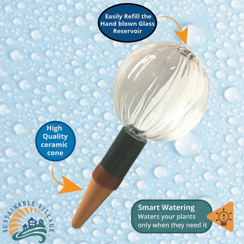 Load image into Gallery viewer, Blumat Glass Plant Self Watering Globes
