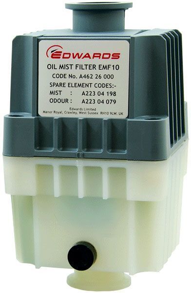 Edwards EMF10 dual-stage exhaust filter