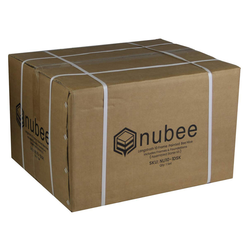 Load image into Gallery viewer, Complete 10-Frame Nuc Ready Beekeeping Starter Kit with Hive, Smoker, Tools &amp; Protective Gear 1 Deep Only Starter Kit
