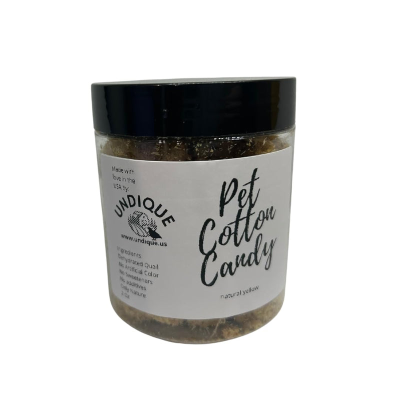 Load image into Gallery viewer, Pet Cotton Candy - Quail All Natural Protein-Rich Fluffy Treat for All Pets, one Ingredient only pet Treat and Food Topper for picky Eaters or gourmets. Made from Premium Quail Meat
