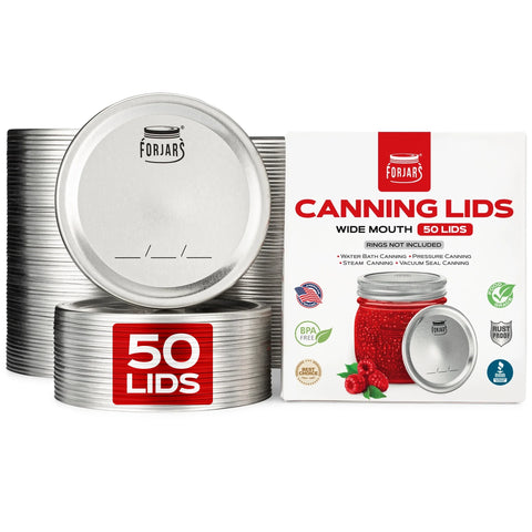 50 wide mouth canning lids