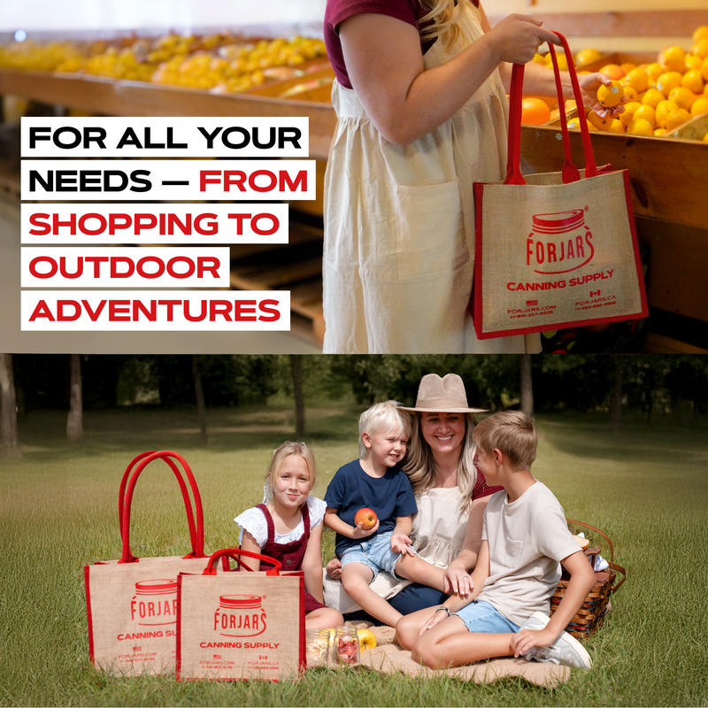 Load image into Gallery viewer, Reusable Burlap Tote Bags – Available in Two Sizes: Small &amp; Medium
