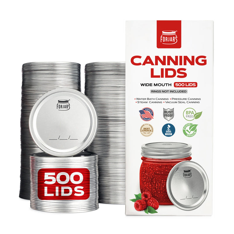 Load image into Gallery viewer, 500 Wide Mouth Canning Lids
