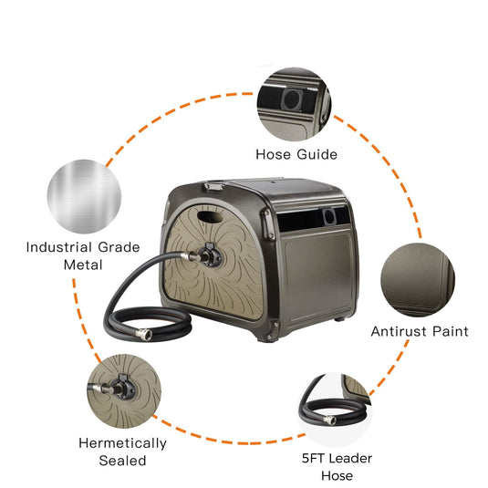 Garden Hose Reel Box-Heavy Duty