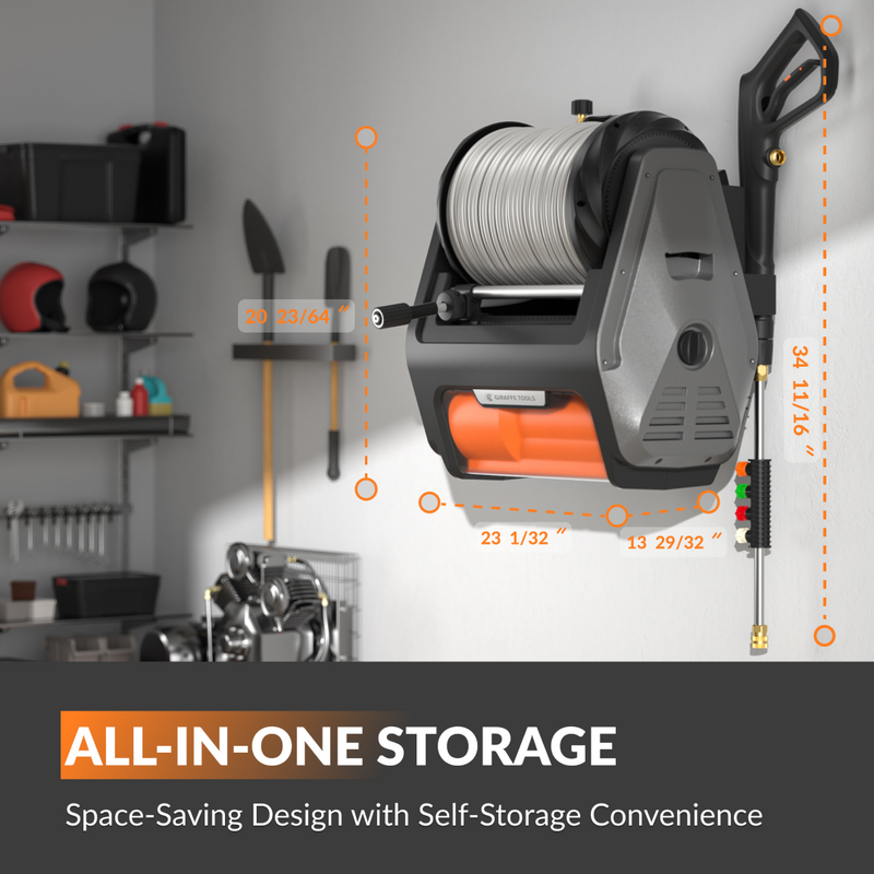 Load image into Gallery viewer, Grandfalls Retractable Pressure Washer Pro
