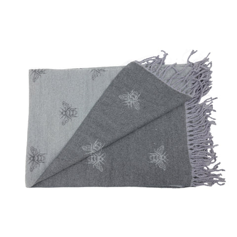 The Bee Works | Bee Print Double Sided Scarf, additional product view 2