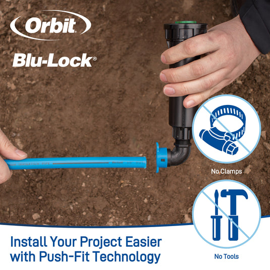 1/2" Blu-Lock x 1/2" FPT Elbow 31972