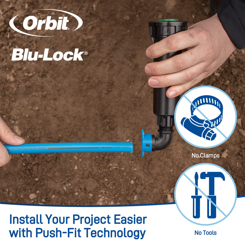 Load image into Gallery viewer, 1/2" Blu-Lock x 1/2" MPT Elbow | 31970
