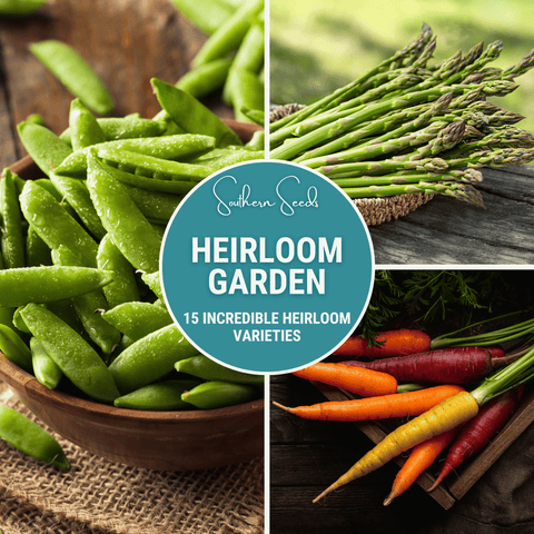 Heirloom Vegetable Seed Collection package, 15 varieties, GrowTime Garden Supply