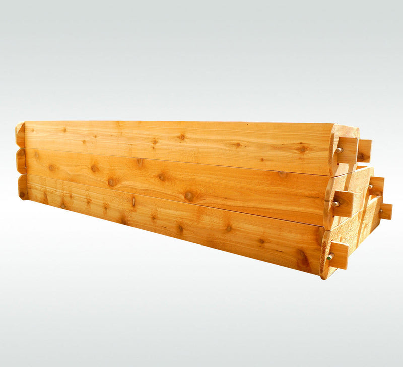 Load image into Gallery viewer, Timberlane Gardens Raised Garden Bed Kit Large 3 Tiered (1x6 2x6 3x6) Select Cedar Elevated Planter
