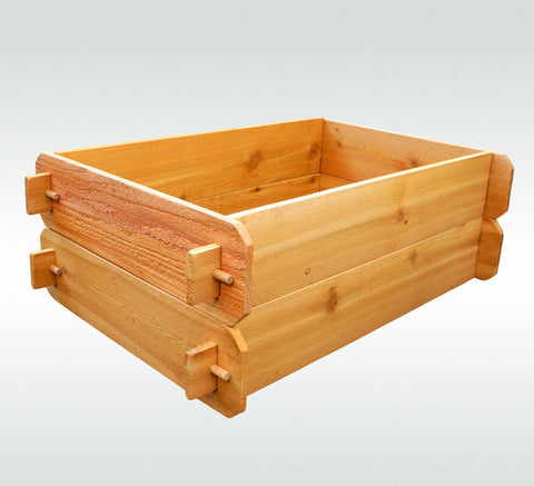 Timberlane Gardens Raised Garden Bed Kit Double Deep (Two 2x3) Select Cedar, additional product view 2