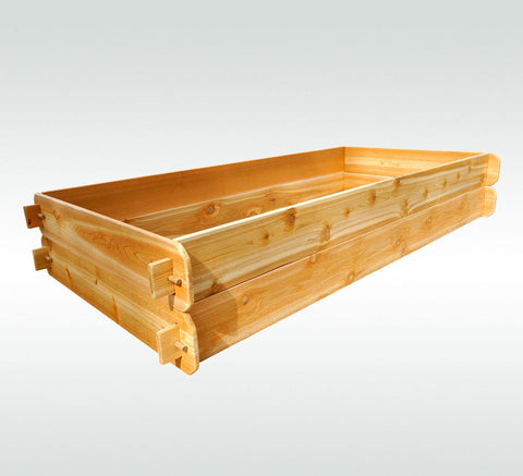 Timberlane Gardens Raised Garden Bed Kit Double Deep (Two 3x6) Select Cedar, additional product view 2