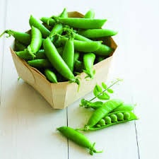 Organic Heirloom Sugar Snap Pea seeds package, GrowTime Garden Supply