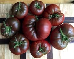 Heirloom Organic Black Krim Tomato seeds package, GrowTime Garden Supply