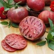 Heirloom Organic Cherokee Purple Tomato seeds package, GrowTime Garden Supply