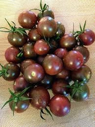 Heirloom Organic Chocolate Cherry Tomato Seeds Solanum lycopersicum, additional product view 2