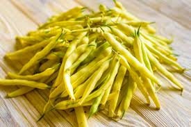 Organic Heirloom Golden Wax Garden Bean seeds package, GrowTime Garden Supply