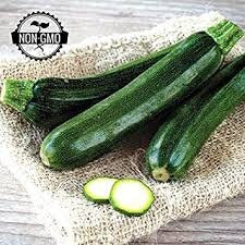 Heirloom Organic Grey Zucchini seeds package, GrowTime Garden Supply