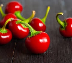 Heirloom Organic Sweet Cherry Pepper seeds package, GrowTime Garden Supply